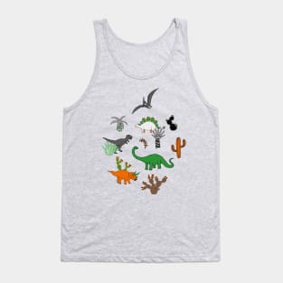 Dinosaur Desert - fun dinosaurs by Cecca Designs Tank Top